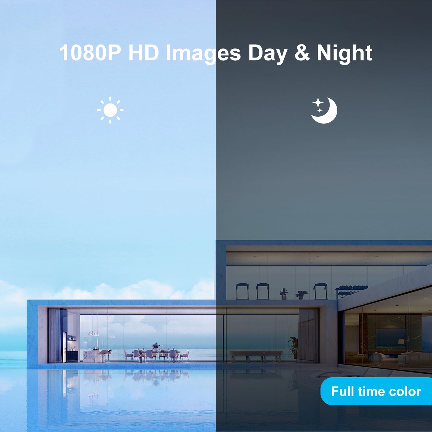 Lifoarey 1080P 8CH Security System System with Build-in 1TB HDD
