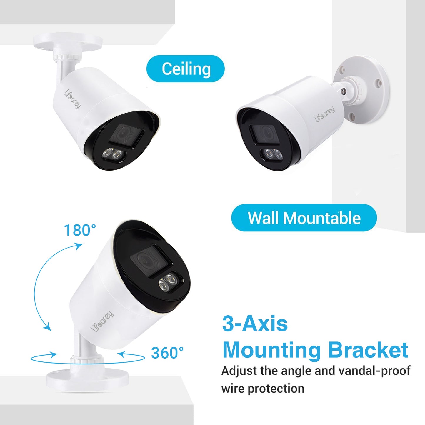 Lifoarey 5MP HD Add-on Outdoor Security Camera