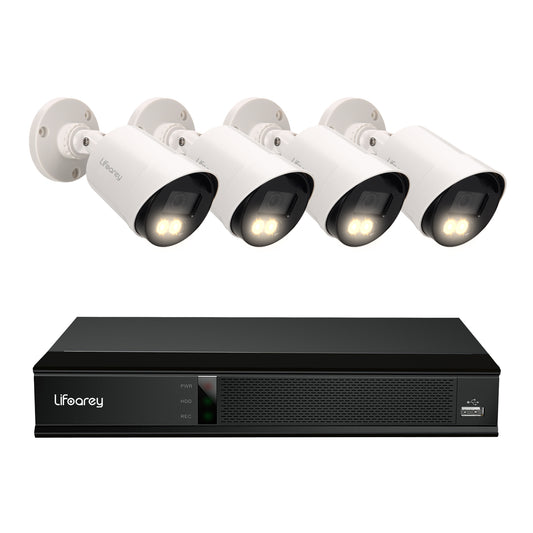 Lifoarey 1080P 8CH Security Camera System (No HDD)