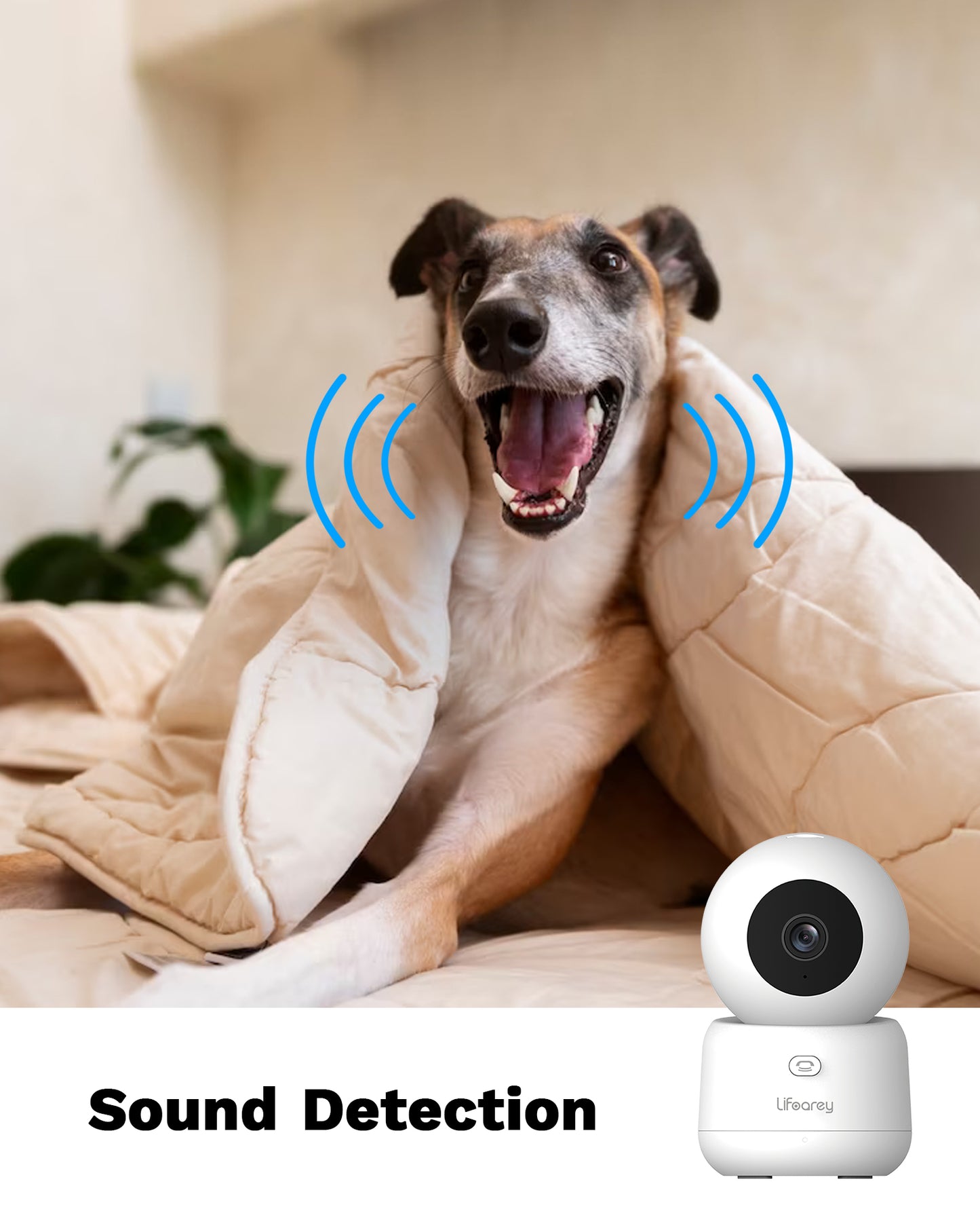 Lifoarey 2K Indoor WiFi Camera Q55 for Home Security