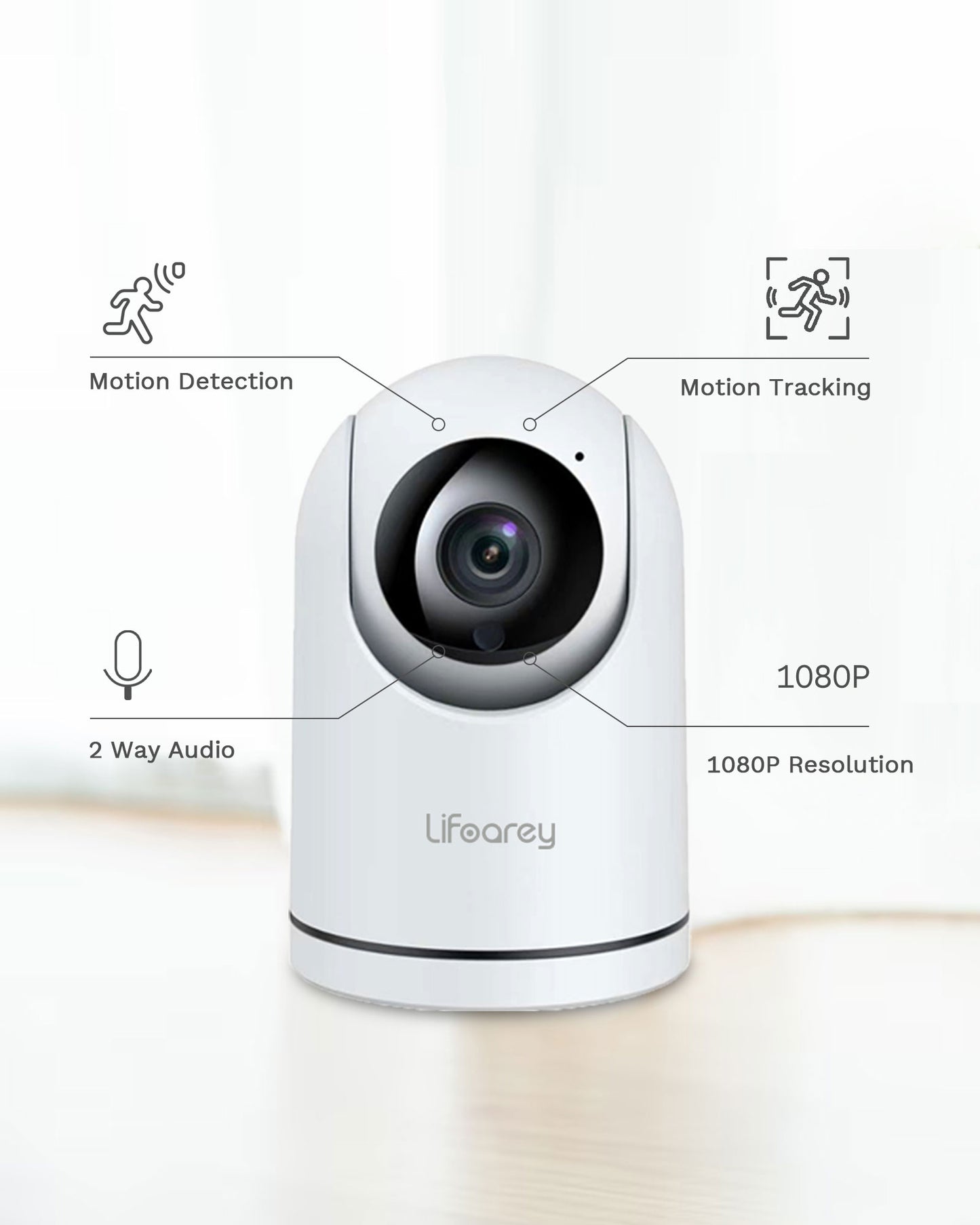 Lifoarey Q20 Smart Indoor WiFi Camera